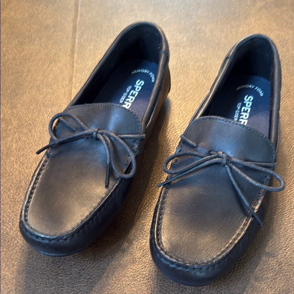 Sperry Men's Wave Driver 1 Eye Black Top Sider Loafers, 10.5 NWOT